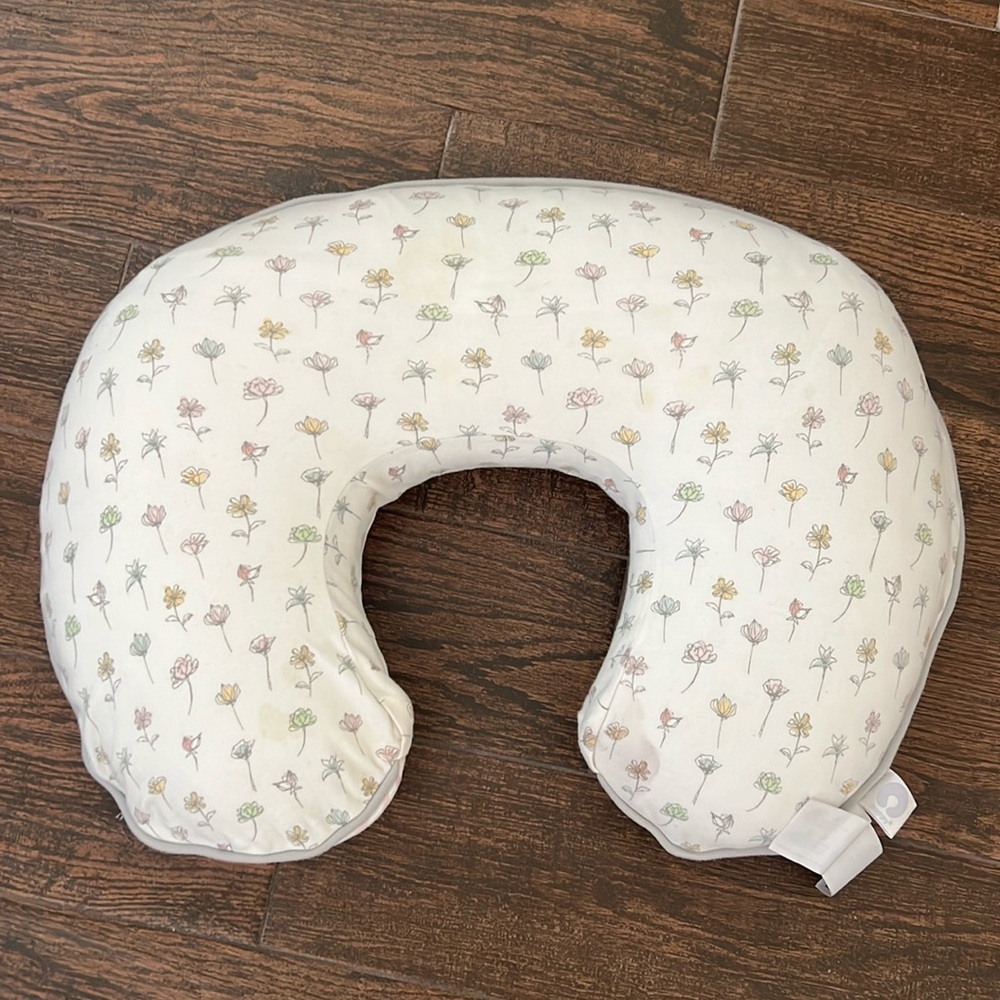 Boppy pillow for nursing and tummy time